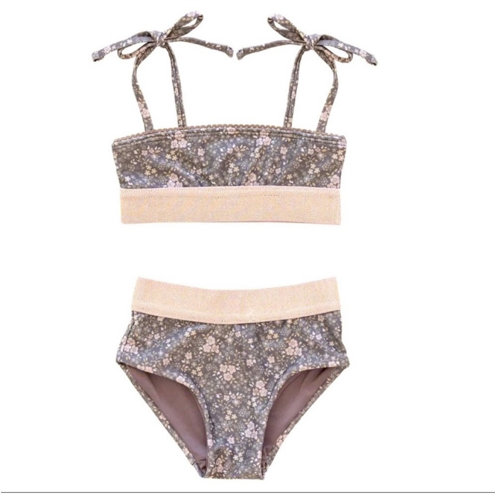 Jamie Kay floral 2T bikini EUC